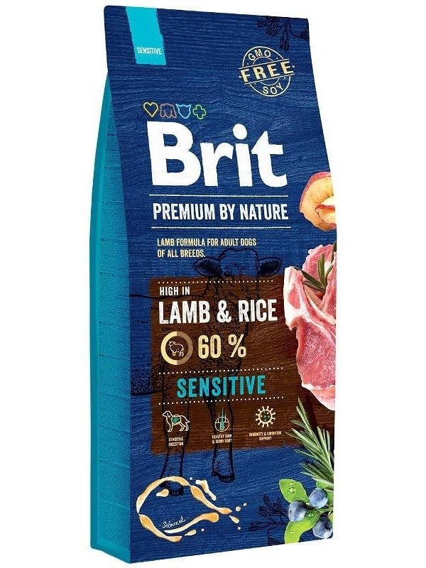 Brit Premium by Nature Sensitive Lamb with rice - dry dog food - 15 kg billede