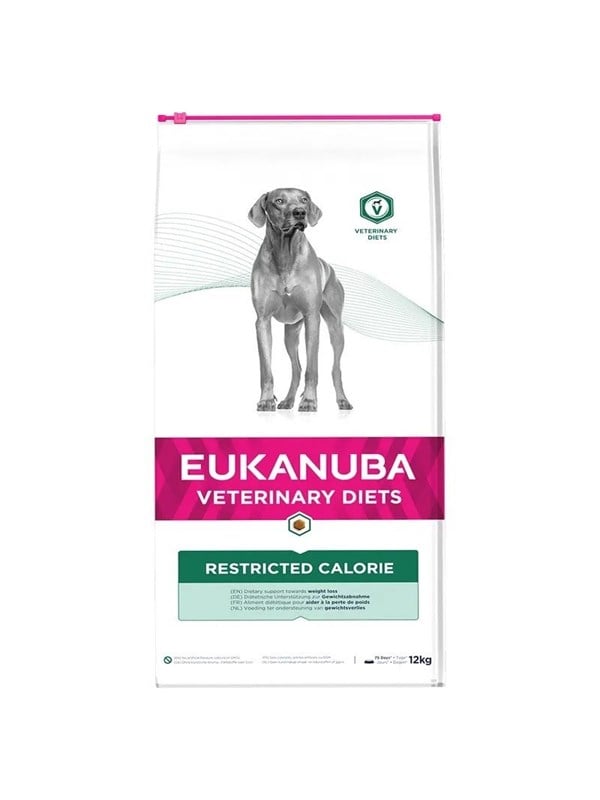 Eukanuba Veterinary Diets Restricted Calorie tørfoder til hund - kylling & kalkun, 12 kg