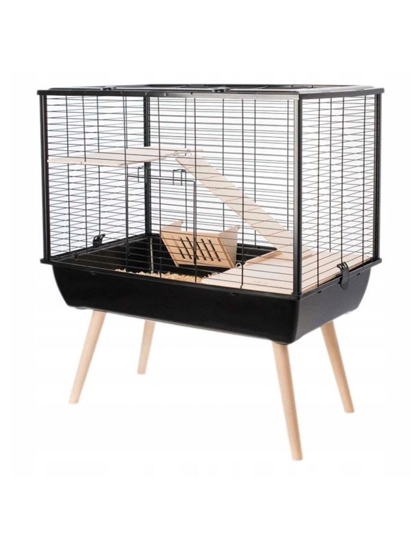 Zolux Cage Neo Muki Large Rodents H58 black billede