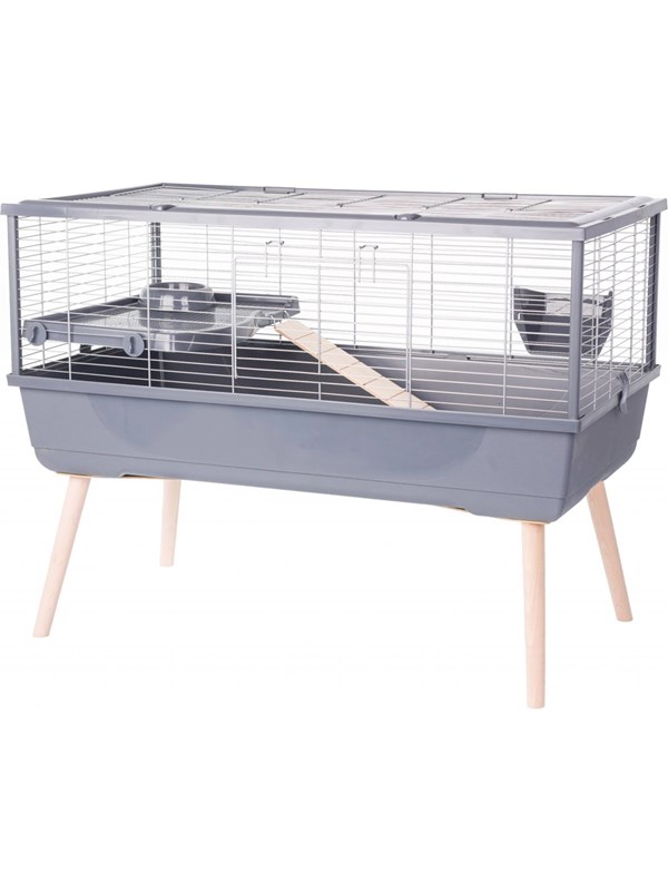 Zolux Neolife 100 grey - cage for domestic Guinea pig billede