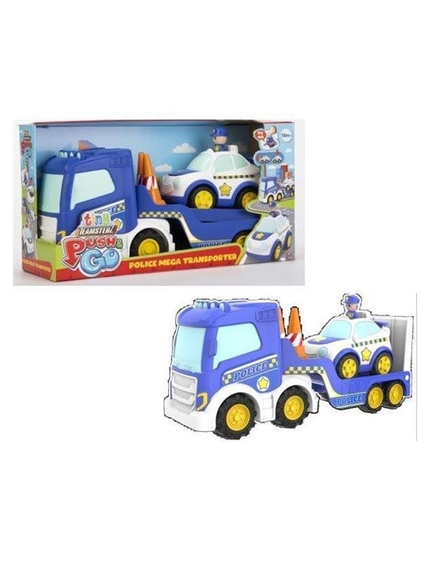 Teamsterz Tiny Push & Go Police Transporter