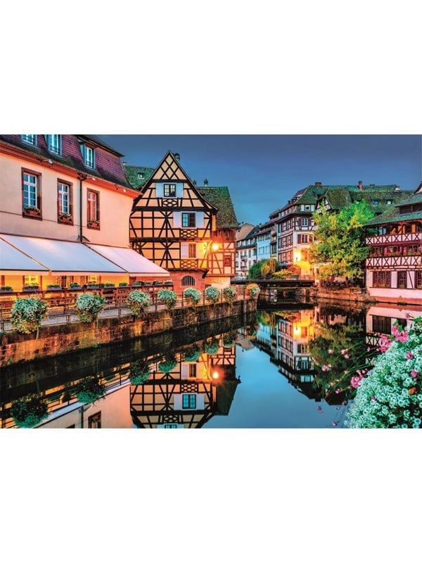 Clementoni Puslespil - Strasbourg Old Town - High Quality - 500 Brikker