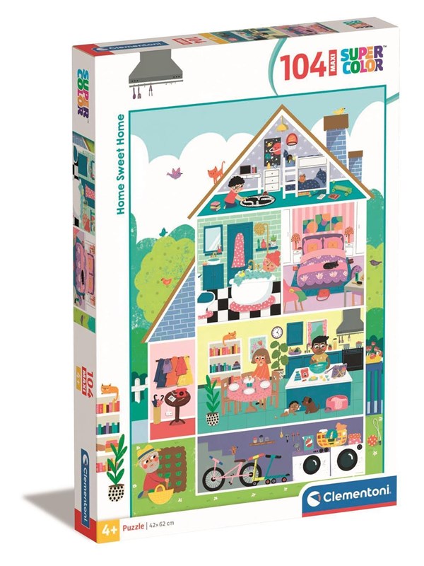 Clementoni Puzzle Maxi Noli Home Sweet Home 104 pieces Floor