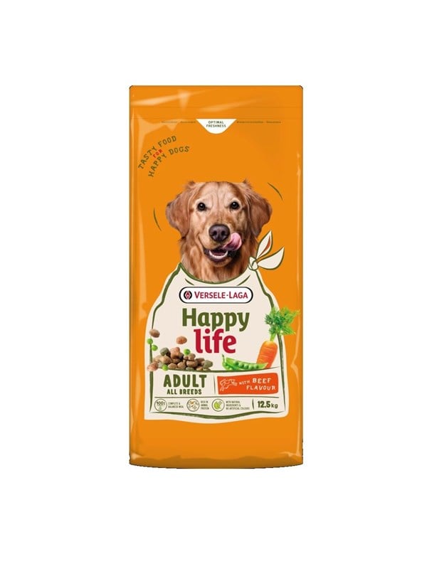 Versele-Laga Happy Life Adult okse - tørfoder til hunde 12,5 kg