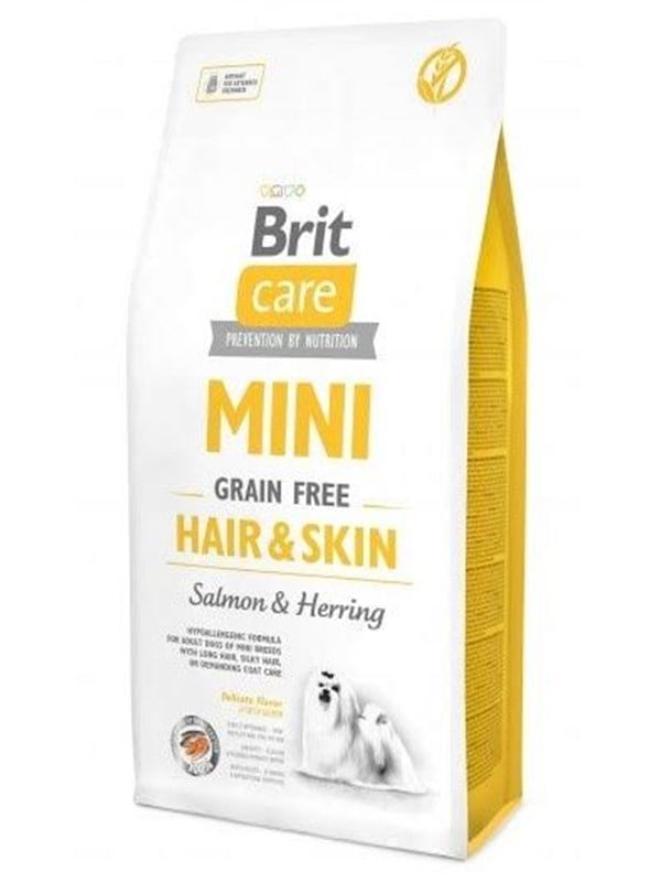 Brit Care Mini Hair&Skin Salmon&Herring - dry dog food - 7kg billede
