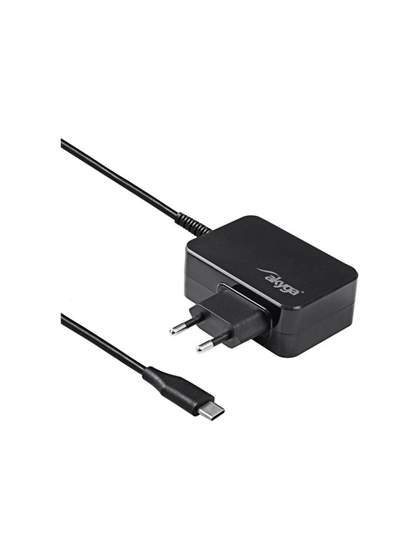 Akyga AK-ND-80 - USB-C power adapter - 5 - 20 V / 2.25 - 3 A Power Delivery 3.0 GaN - 45 watt Akyga AK-ND-80 - USB-C power adapter - 5 - 20 V / 2.25 - 3 A Power Delivery 3.0 GaN - 45 watt