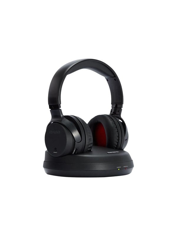 Aiwa WHF-930D hovedtelefoner/headset Trådløs TV Sort