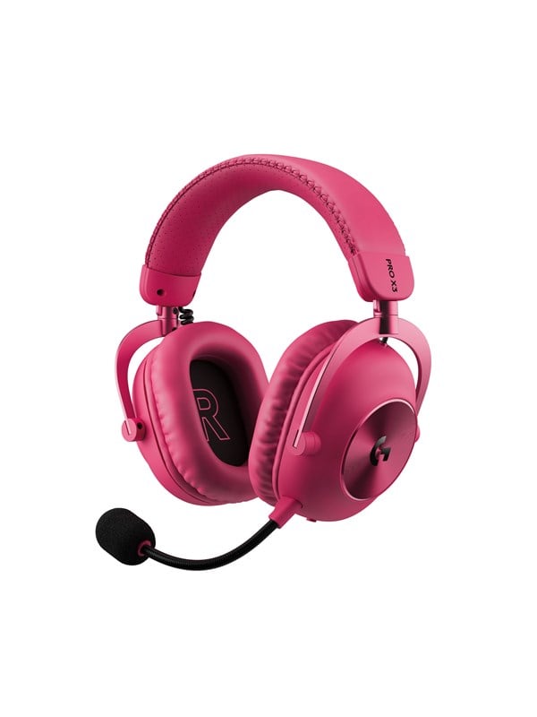Logitech G PRO X3 LIGHTSPEED trådløst gaming headset (magneta)