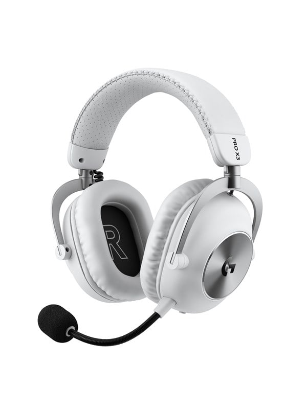 Logitech G PRO X3 LIGHTSPEED trådløst gaming headset (hvid)