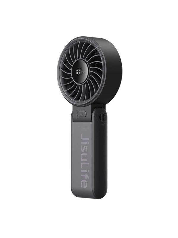 Jisulife Handheld Fan Life7 5000mAh Portable USB Fan - Black - 5000 mAh