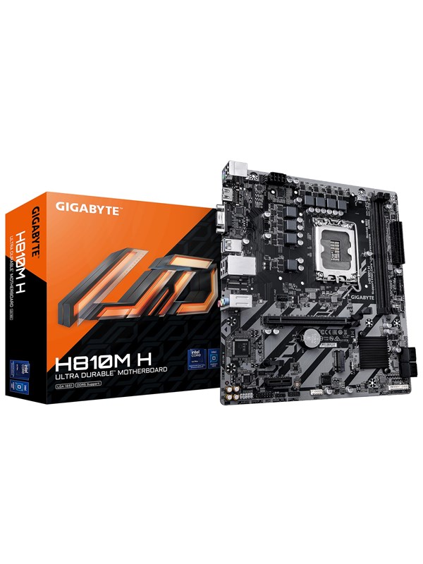 Bundkort Gigabyte H810M H - LGA 1851, DDR5, PCIe 4.0 M.2, 1 GbE, USB 3.2 Gen 1