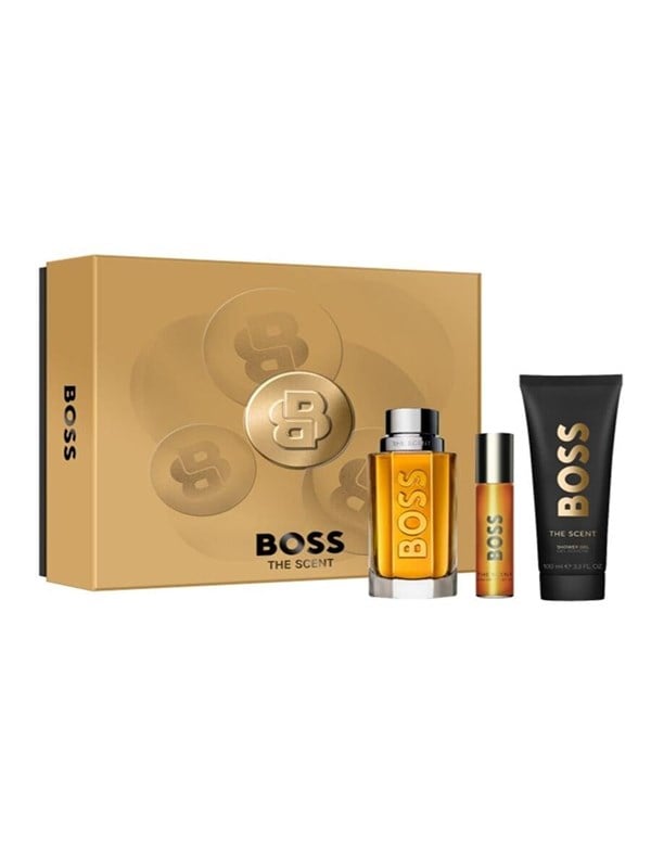 Hugo Boss The Scent Him Set 210 ml Edt Spray 100ml/Shower Gel 100ml/Edt Spray 10ml