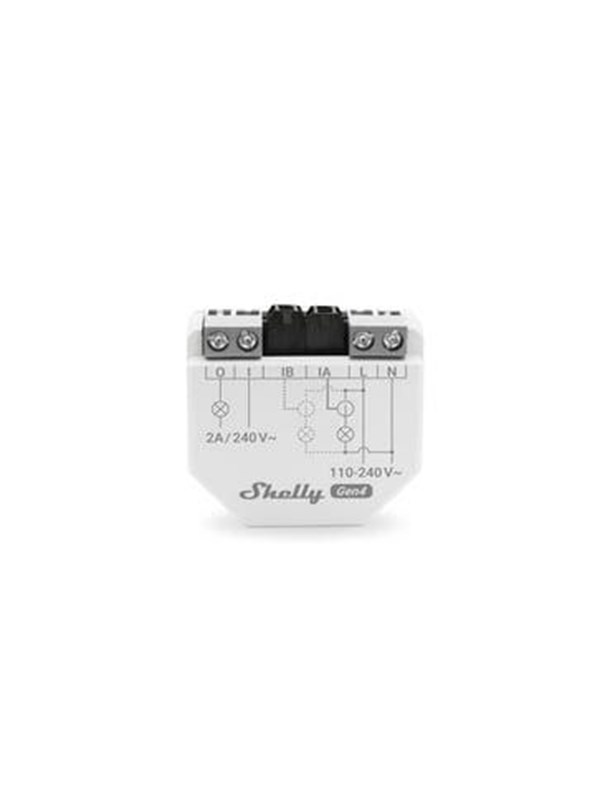 Shelly EM Gen4 - WiFi & Zigbee 1-faset energimåler, 50A
