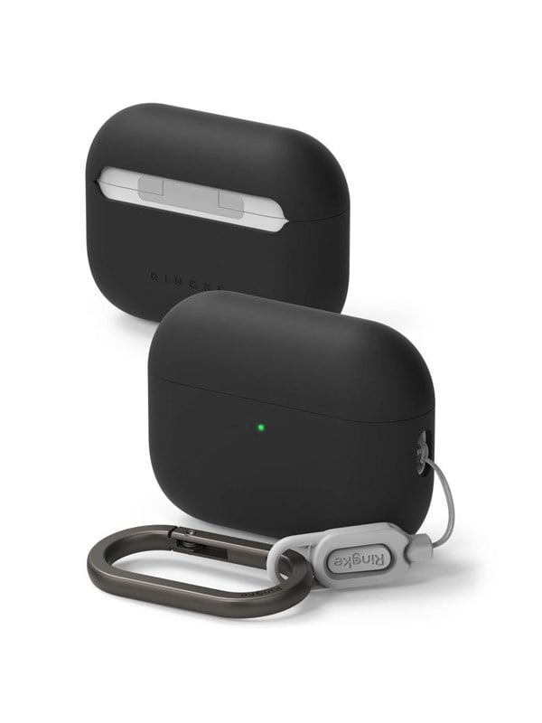 Ringke Silicone Case for AirPods Pro 3 - Black billede