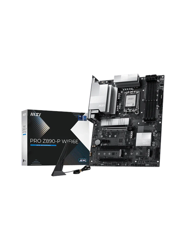 MSI PRO Z890-P WIFI6E Bundkort - Intel Z890 - Intel LGA1851 - DDR5 RAM - ATX billede