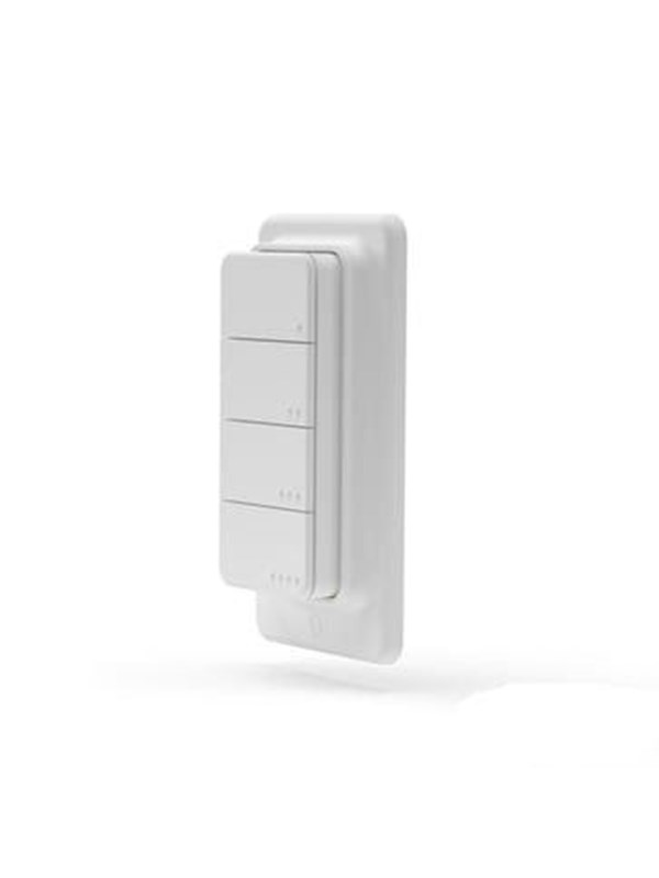 Shelly BLU RC Button 4 ZB White - Bluetooth & zigbee 4-kanal fjernbetjening billede