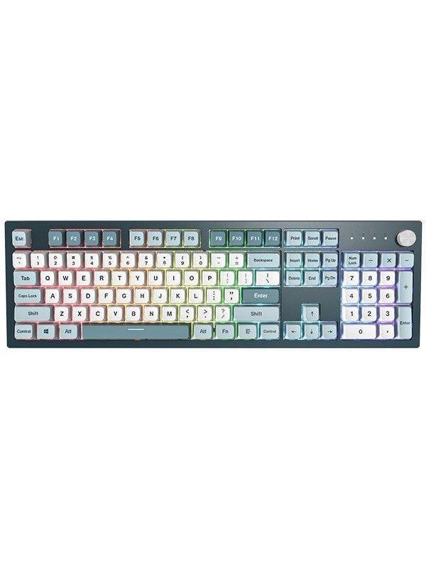Montech MKey Fullsize Freedom - Gateron G Pro 2.0 Red - Nordic - Blue/White Tastatur - GEEKD.dk
