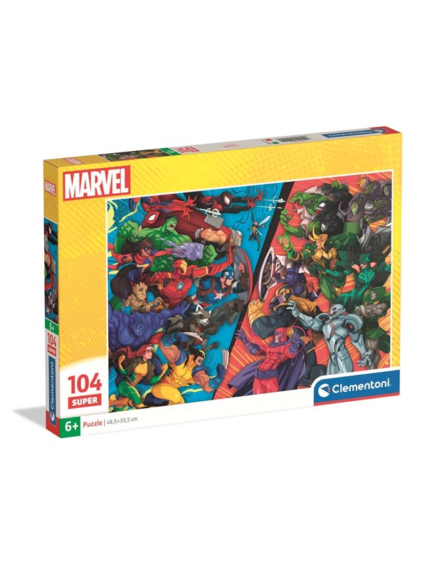 Clementoni Puzzle Super Marvel Heroes Vs Villains 104 pieces Floor