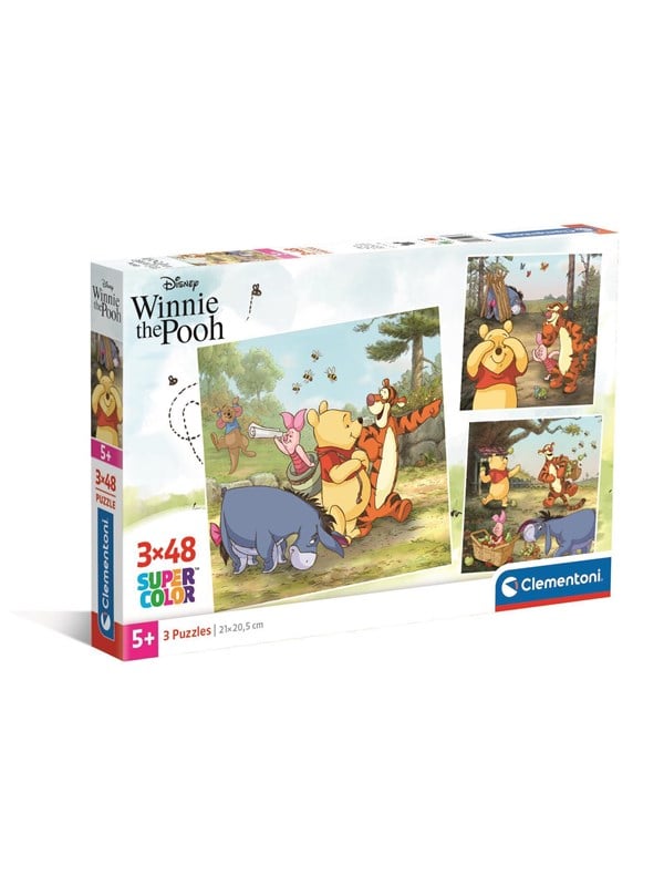 Clementoni Puzzle Square - Disney Winnie the Pooh 3x48 pieces Floor
