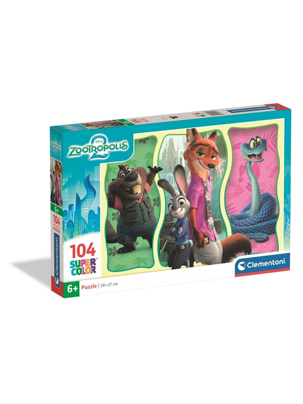 Clementoni Puzzle Zootopia 2 2025 104 pieces Floor