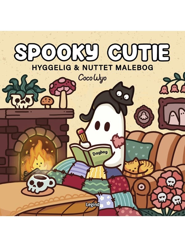Malebog: Spooky Cutie - Cozy Coloring - Hobby - paperback