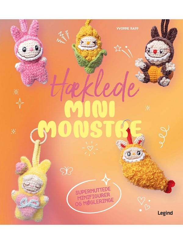 Hæklede minimonstre - Hobby - hardcover