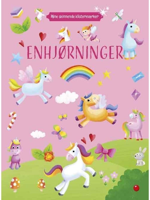 Mine skinnende klistermærker: Enhjørninger - Hobby - Hæftet