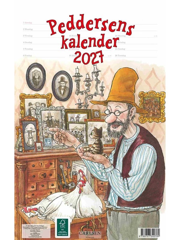 Peddersens kalender 2027 - Årbog - Hæftet