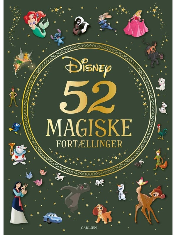 Disney - 52 magiske fortællinger - Børnebog - Hardcover