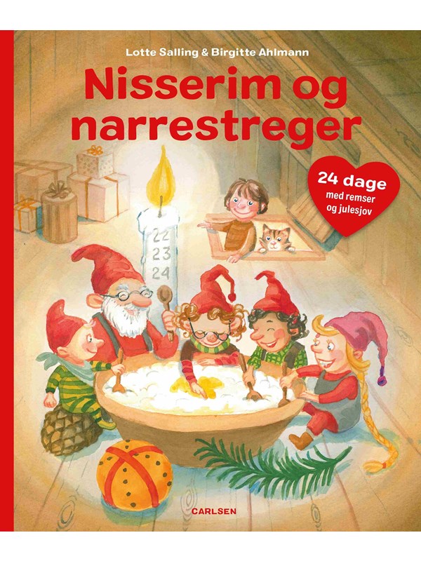 Nisserim og narrestreger - Børnebog - Hardcover