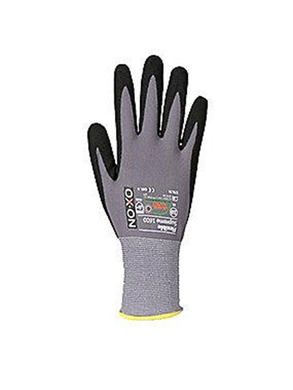 OX-ON allround handske flexible supreme 1600, meget slidstærk, OekoTex-certificeret. Str. 10