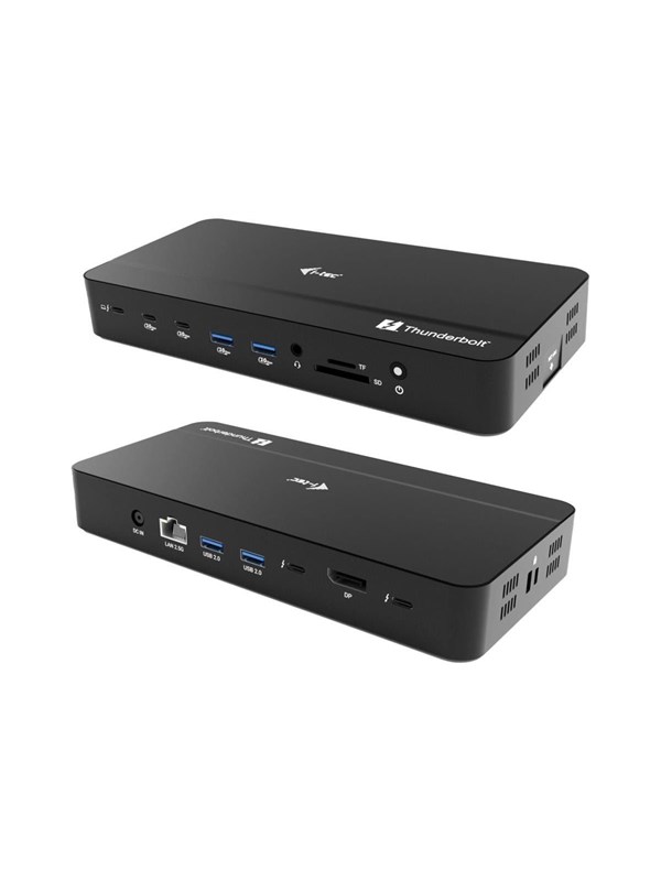 I-Tec - docking station - USB-C / USB4 / Thunderbolt 3 / Thunderbolt 4 / Thunderbolt 5 - 2 x Thunderbolt 5 DP - 1GbE 2.5GbE
