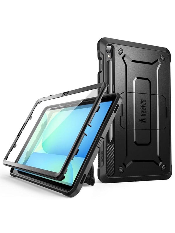 SUPCASE Unicorn Beetle Pro Case for Samsung Galaxy Tab S9 11.0 / S9 FE / S10 FE / S10 Lite 10.9 X710 / X716B / X510 / X516B / X520 / X526 / X400 / X406B - Black billede