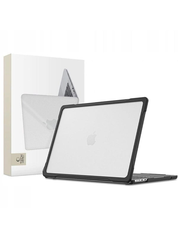 Tech-Protect Velar Case for MacBook Air 15" 2023 / 2024 / 2025 / 2026 - Clear Black