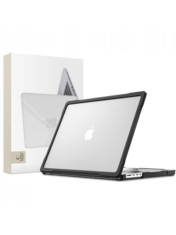 Tech-Protect Velar Case for MacBook Pro 16" 2021 / 2023 / 2025 / 2026 - Clear Black
