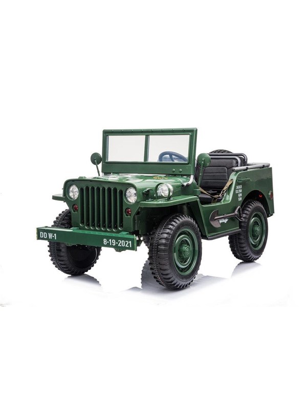 Azeno Explorer Army 3-Seat Ride-On Vehicle 4x24V billede