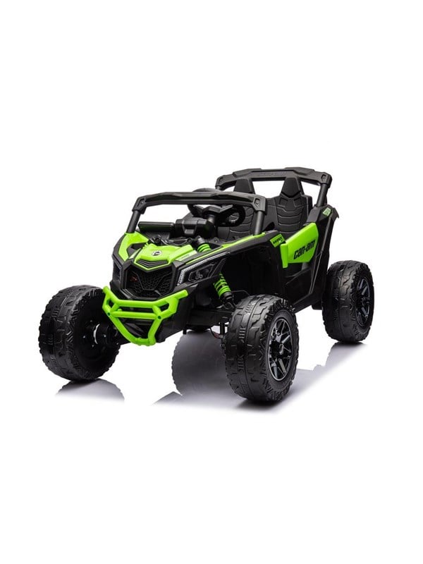 Licens - Can-Am Marverick UTV, grøn, 4x200Wmotor, 21,6V/5ah litium batteri