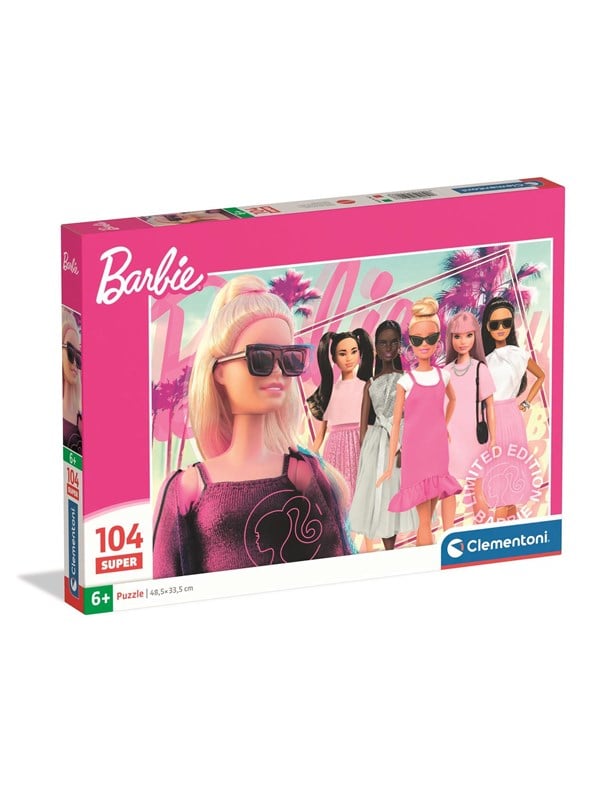 Clementoni - Barbie Puzzle 1 - 104 Brikker - Super Puslespil