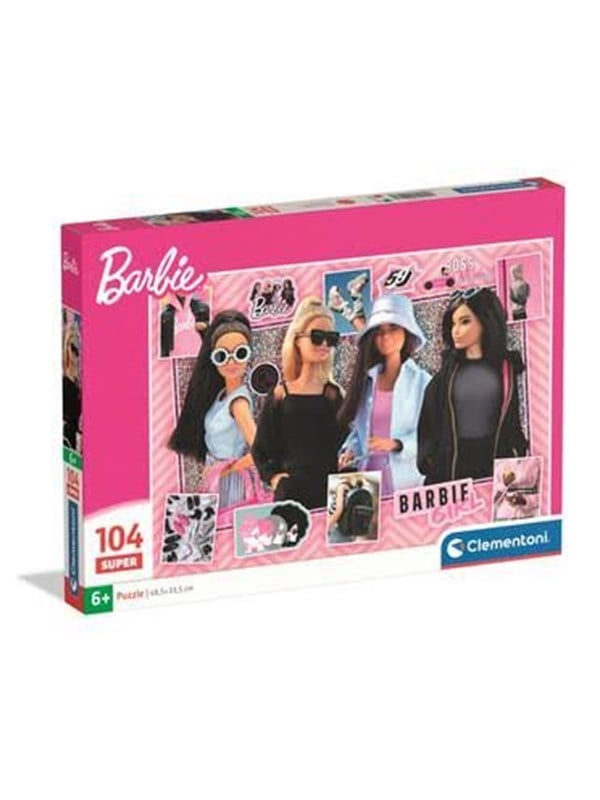 Clementoni - Barbie Puzzle 3 - 104 Brikker - Super Puslespil