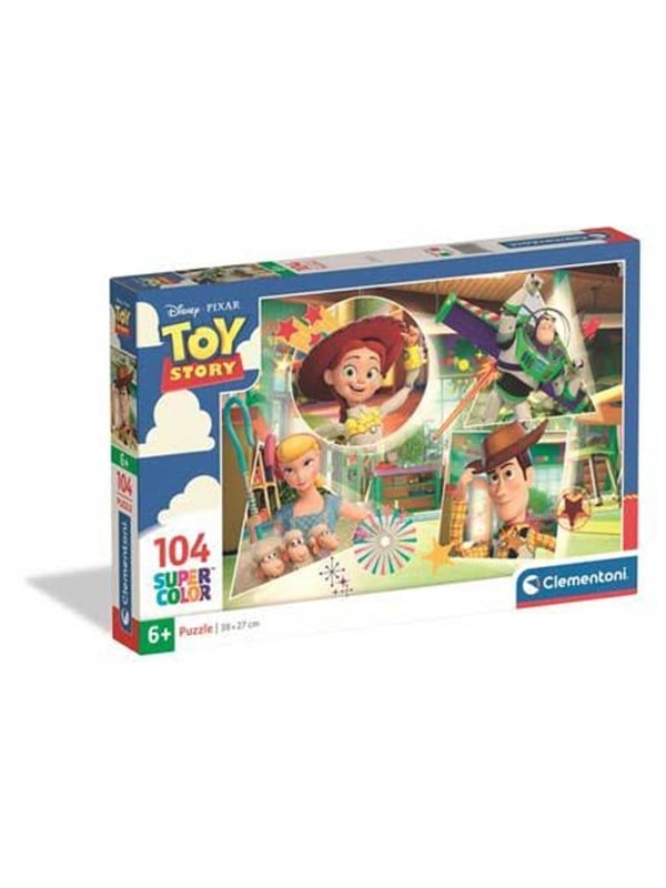 Clementoni - Toy Story Puslespil - 104 Brikker - Disney Pixar