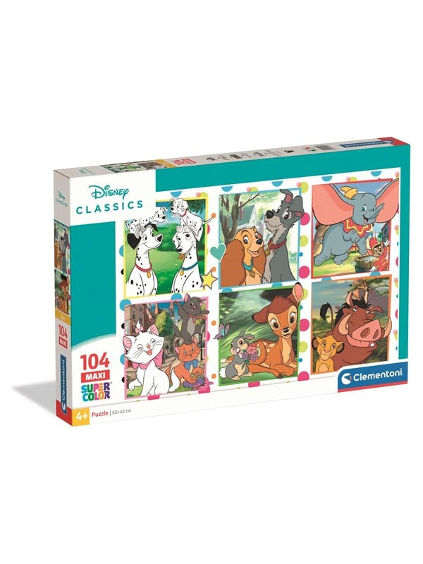 Clementoni - Disney Classics Maxi Super Puzzle - 104 Brikker