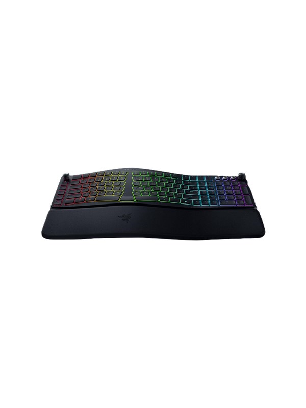 Razer Pro Type Ergo Tastatur Membran / saks RGB Chroma Trådløs Kablet USA