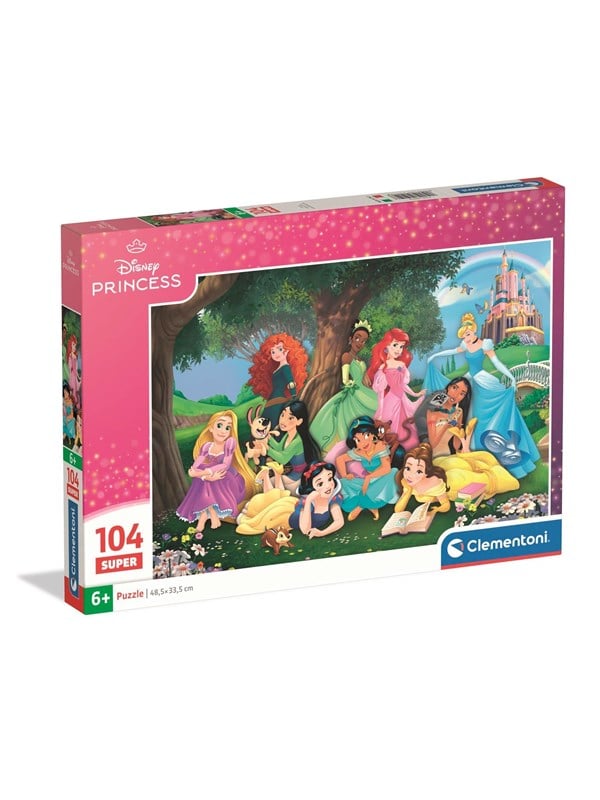 Clementoni - Disney Princess Puzzle - 104 Brikker - Puslespil