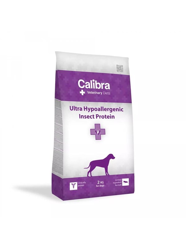 Hundefoder tørfoder Calibra Veterinary Diets Ultra Hypoallergenic Insect 2 kg