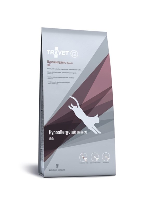 Kattemad tørfoder TROVET Hypoallergenic Insect IRD 2,5 kg