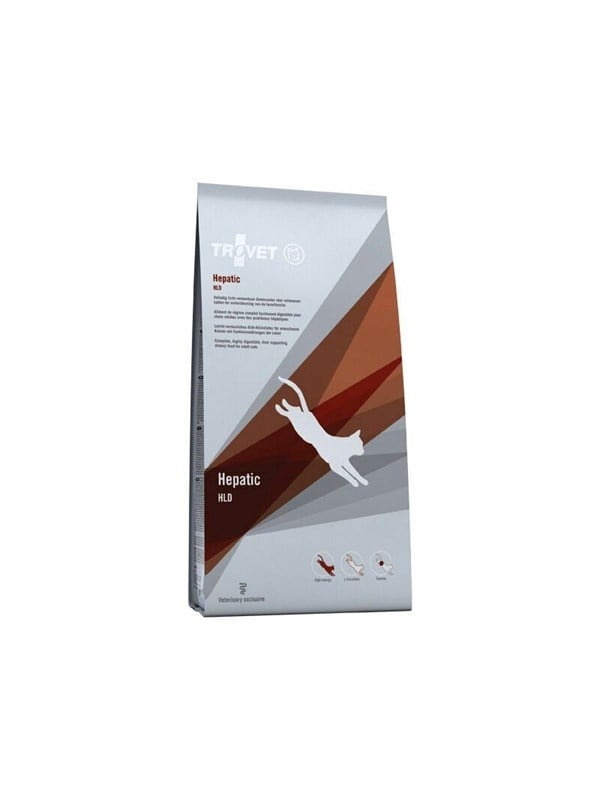 TROVET Hepatic HLD tørfoder til kat - 2,5 kg