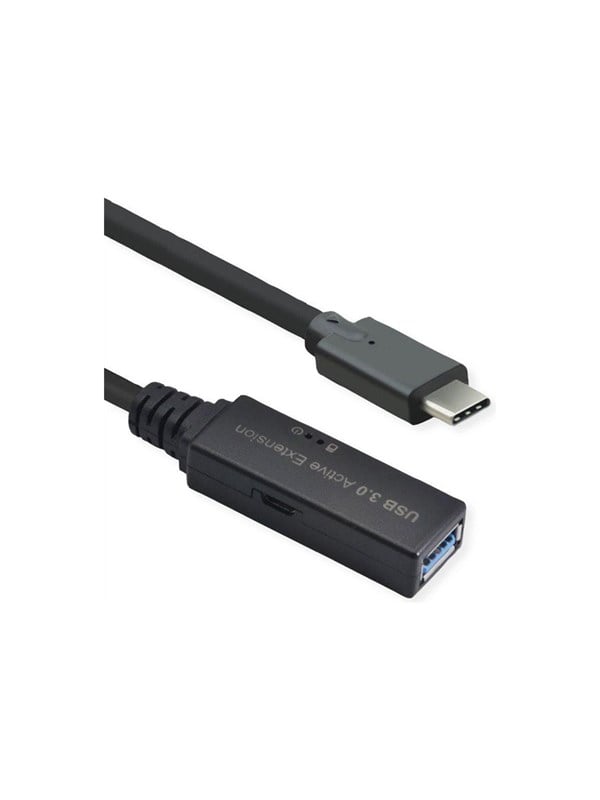 Roline - USB-C extension cable - 24 pin USB-C to USB Type A - 10 m