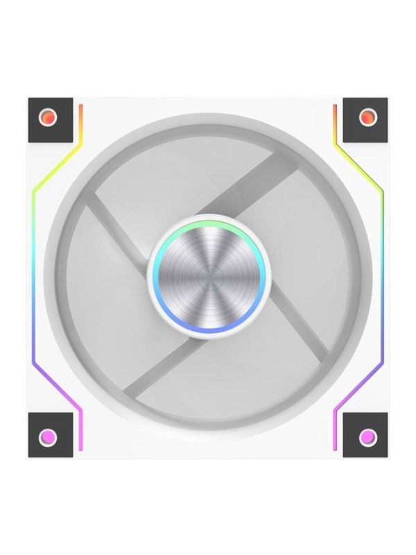 Darkflash DM20 LINE Cooling Fan - White - Kabinet køler - Hvid