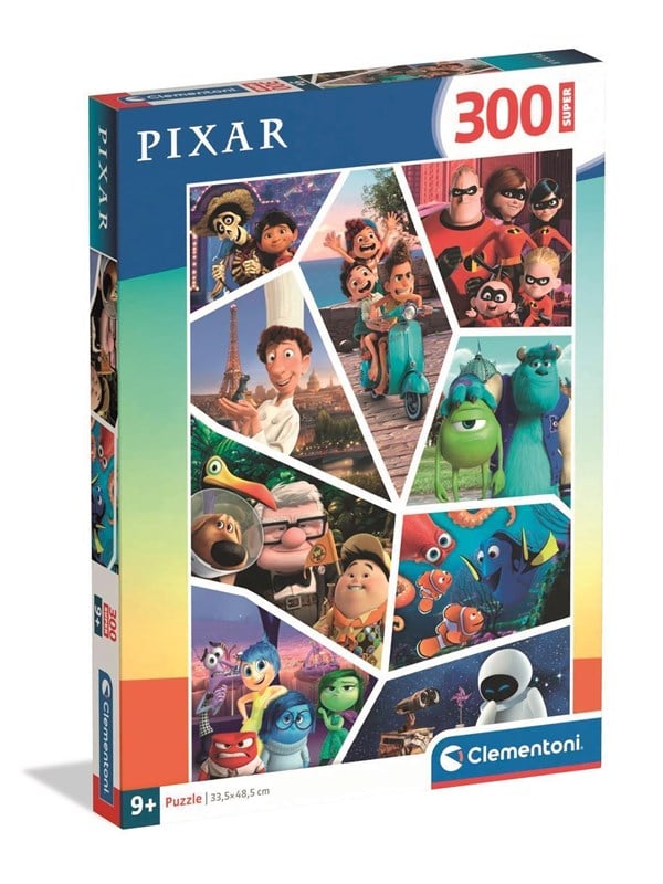 Clementoni - Pixar Puzzle - 300 Brikker - Super Puslespil