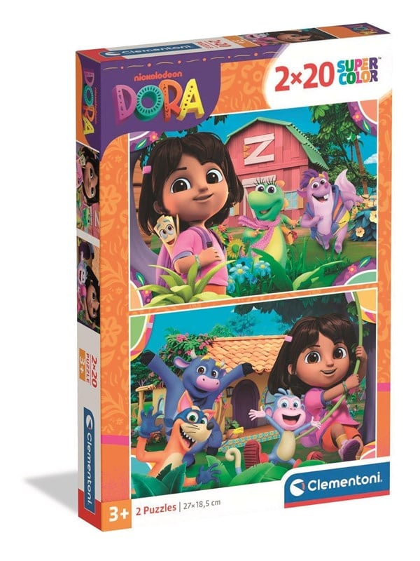 Clementoni Puzzle Dora The Explorer 2025 2x20 pieces Floor